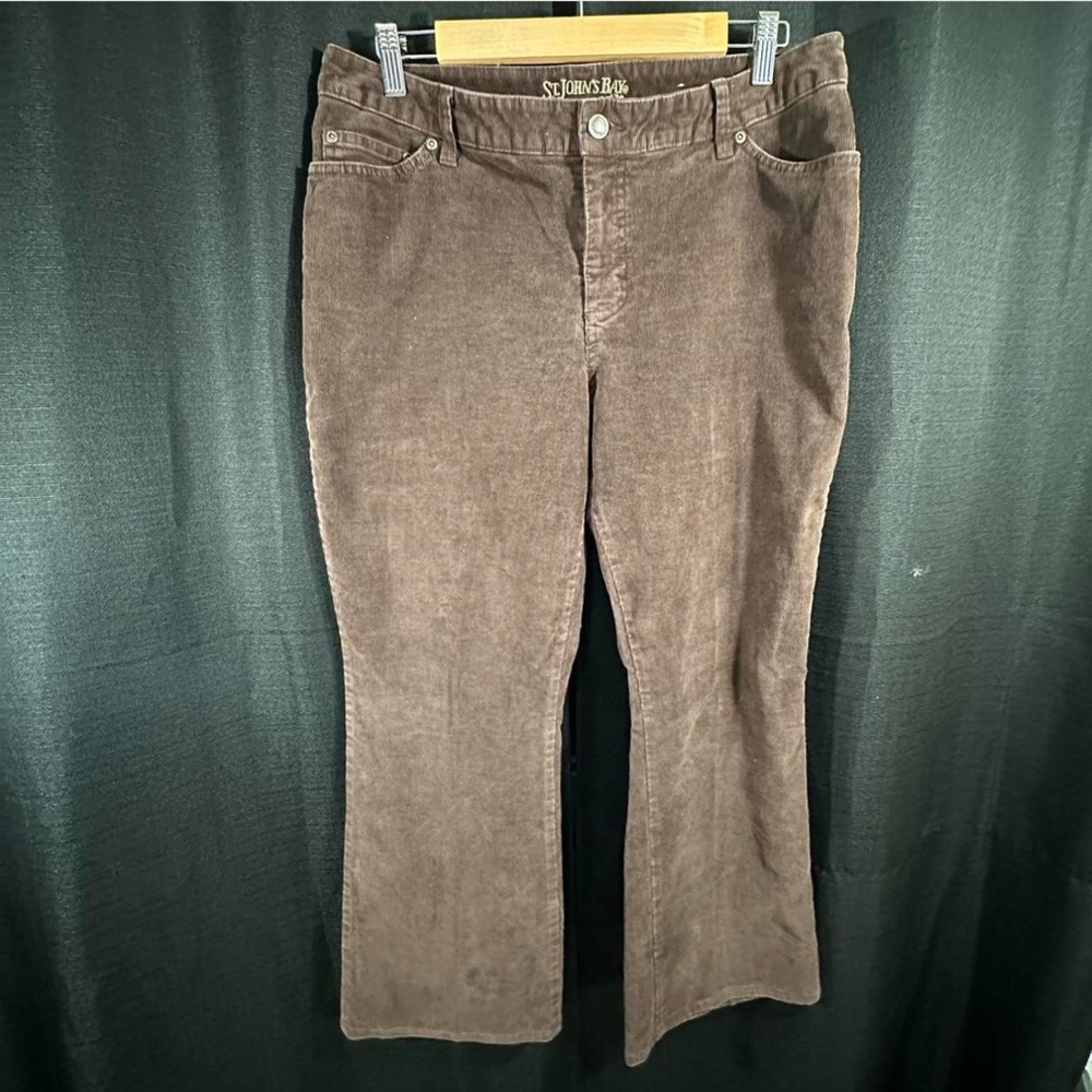 St. John's Bay Brown Flare Corduroy Jeans